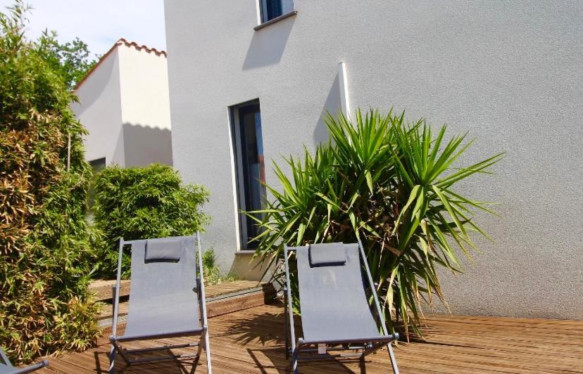 Villa Contemporaine, Jardin Mediterraneen Et Piscine Privee Saint-Jean-Pla-de-Corts Esterno foto